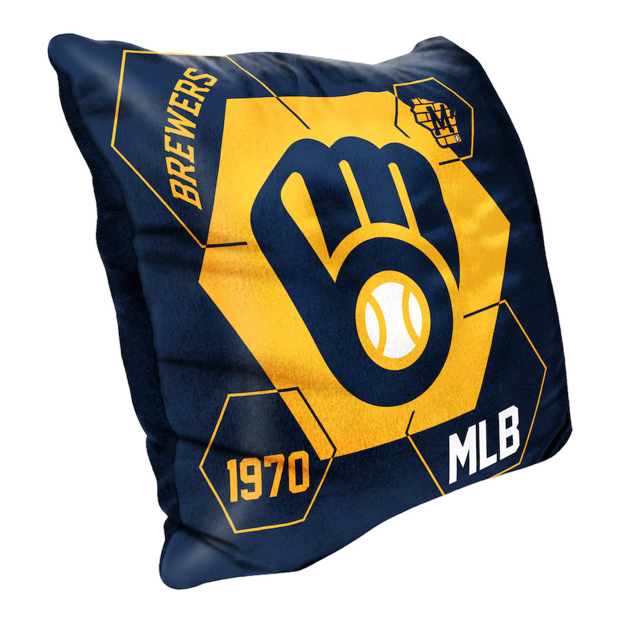 Milwaukee Brewers Velvet REVERSE Pillow