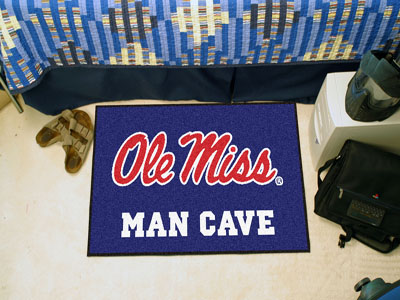 Mississippi Rebels MAN CAVE 20 x 30 STARTER Floor Mat