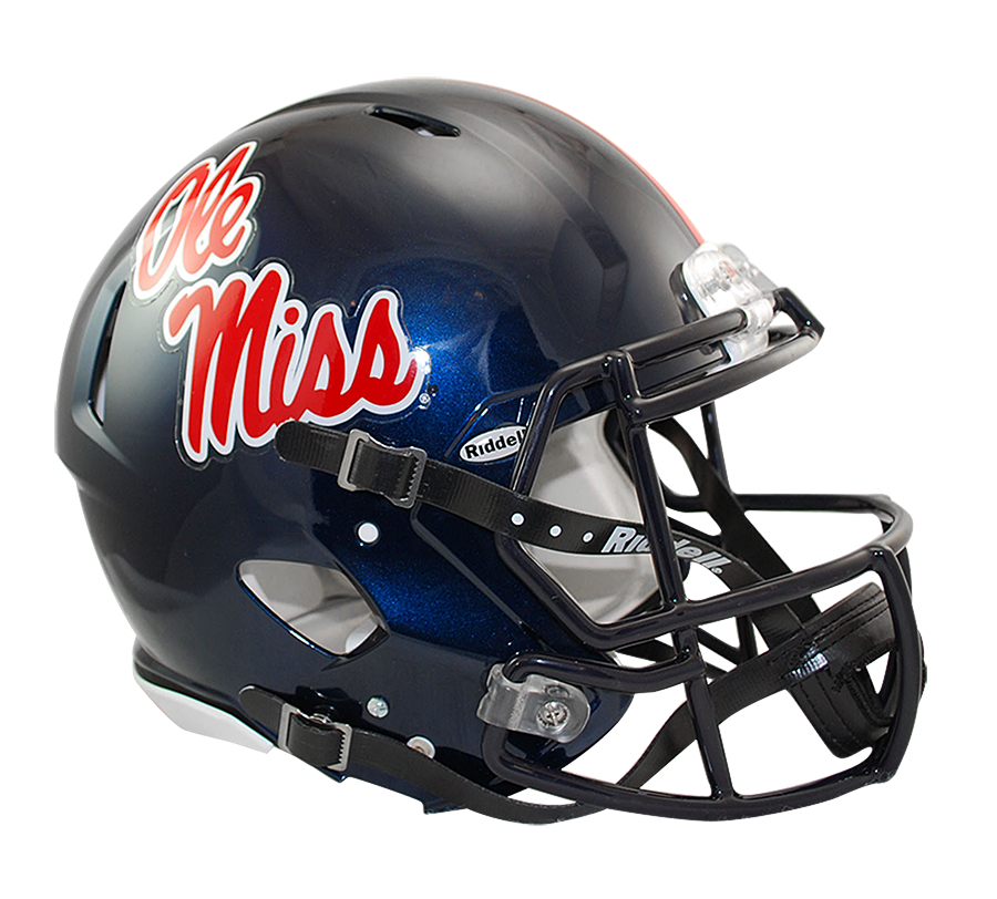 Mississippi Rebels SPEED Revolution Authentic Football Helmet