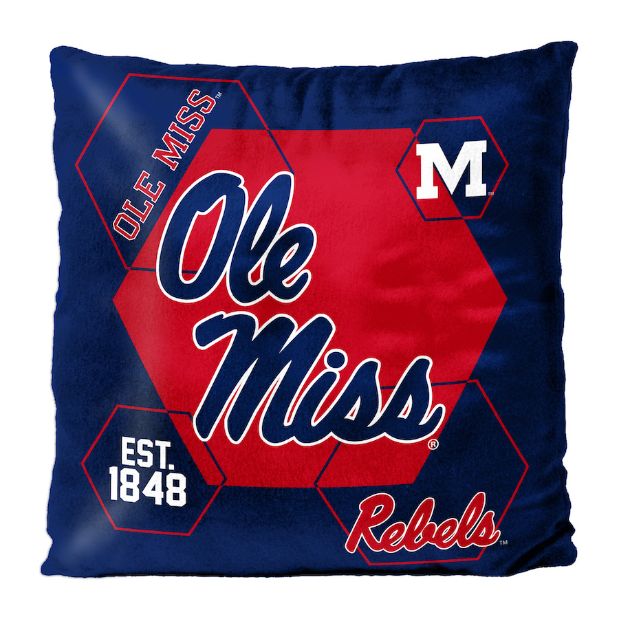 Mississippi Rebels Velvet REVERSE Pillow