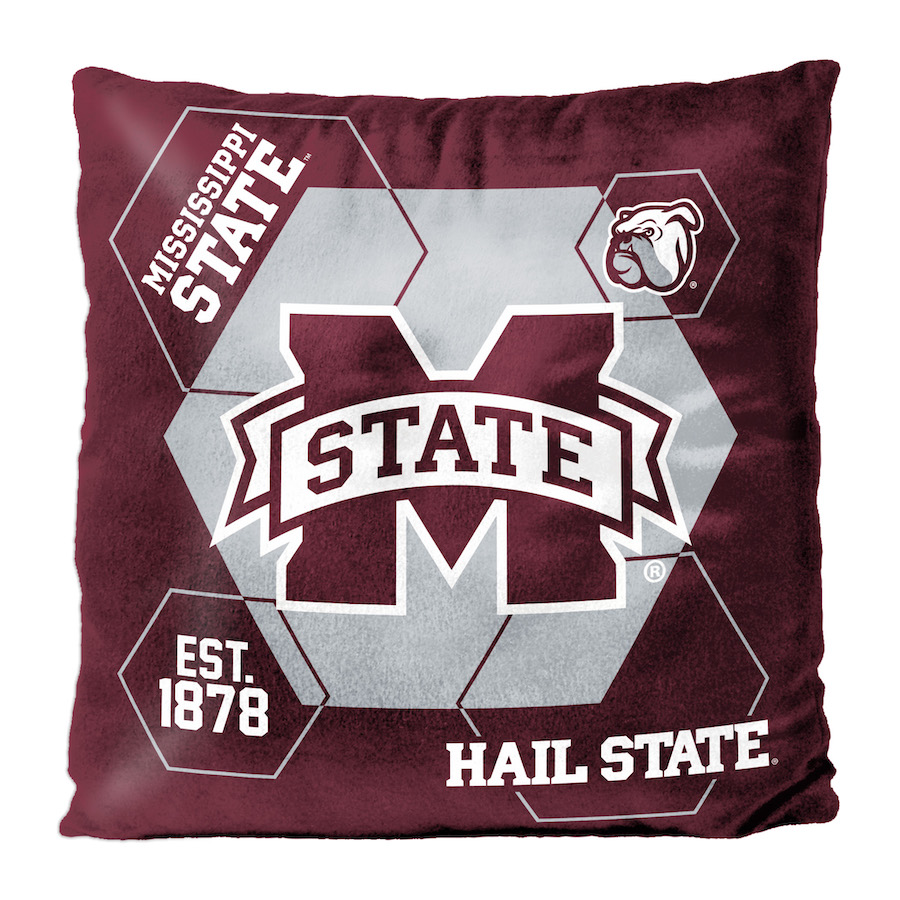 Mississippi State Bulldogs Velvet REVERSE Pillow