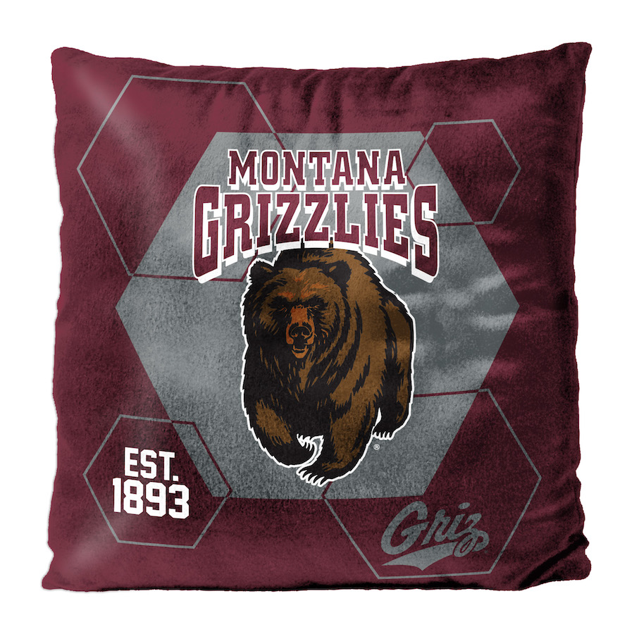 Montana Grizzlies Velvet REVERSE Pillow