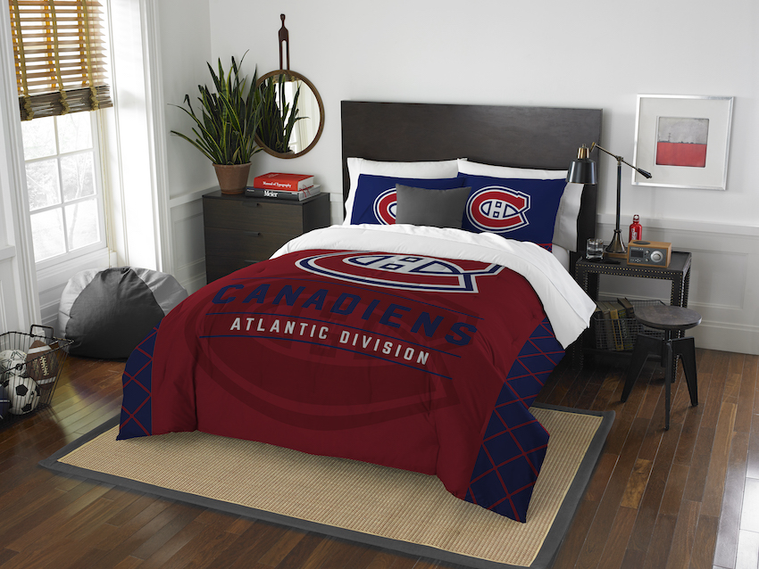 Montreal Canadiens QUEEN/FULL size Comforter and 2 Shams
