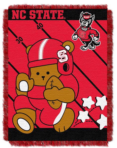 NC State Wolfpack Woven Baby Blanket 36 x 48