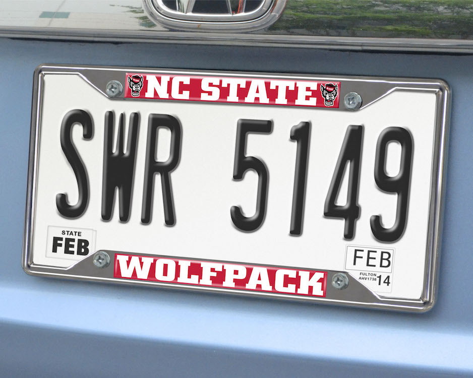 NC State Wolfpack License Plate Frame