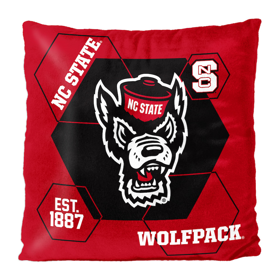 NC State Wolfpack Velvet REVERSE Pillow