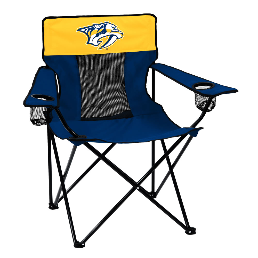 Nashville Predators ELITE logo folding camp style chair