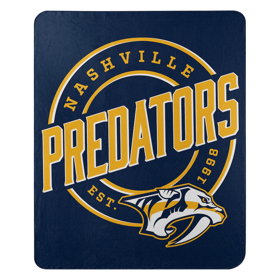 Nashville Predators Fleece Throw Blanket 50 x 60