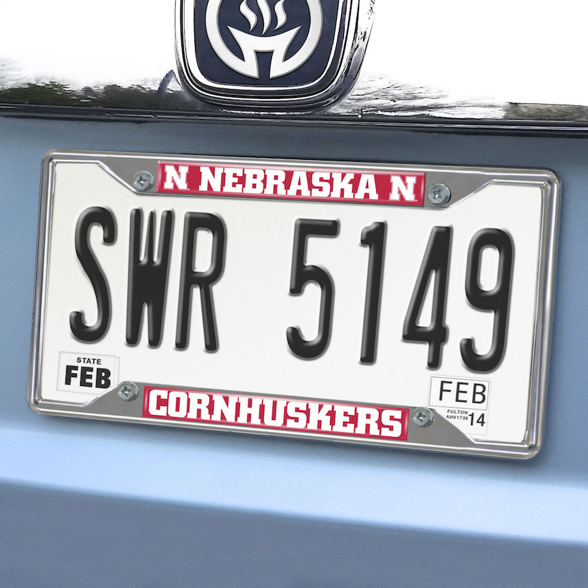 Nebraska Cornhuskers License Plate Frame