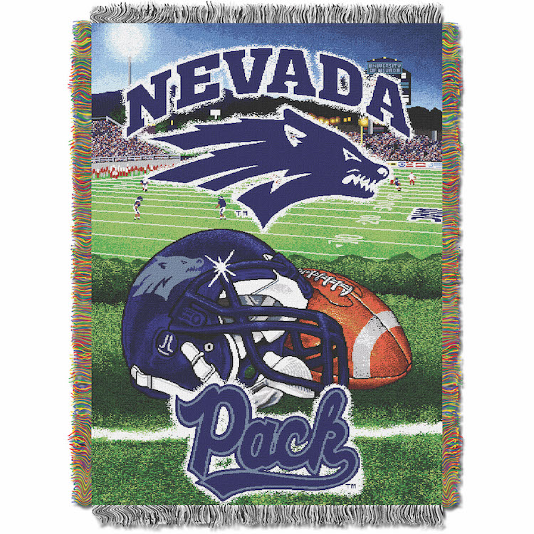 Nevada Wolfpack Home Field Advantage Series Tapestry Blanket 48 x 60