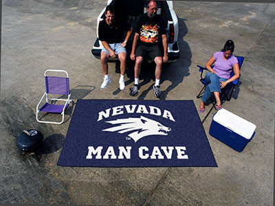 Nevada Wolfpack UTILI-MAT 60 x 96 MAN CAVE Rug