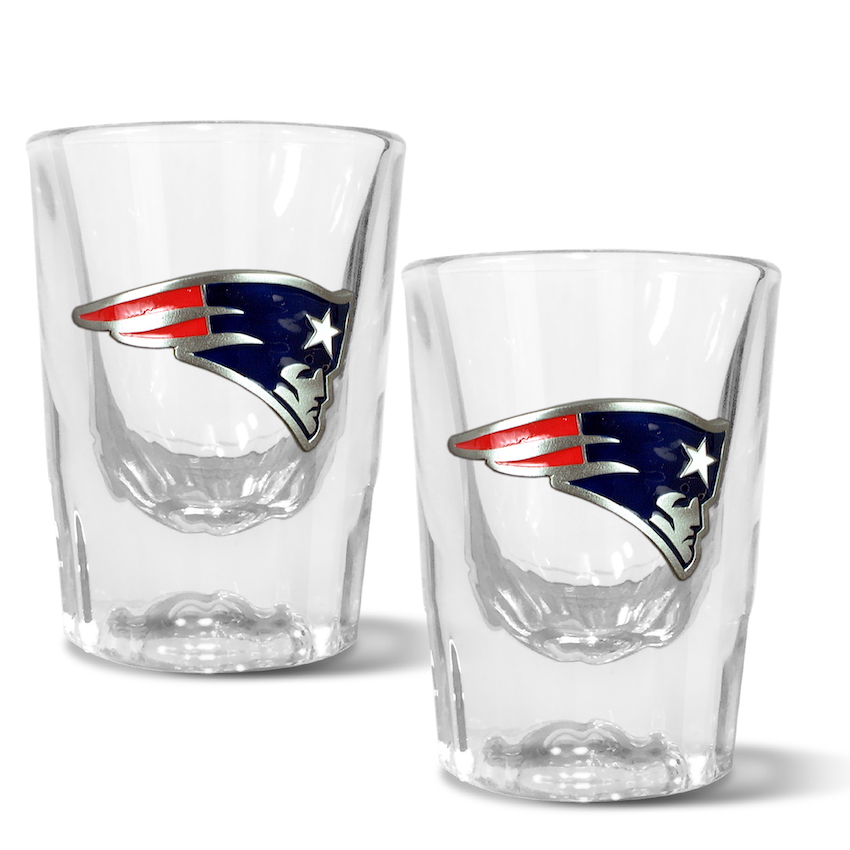 New England Patriots 2pc Prism Shot Set