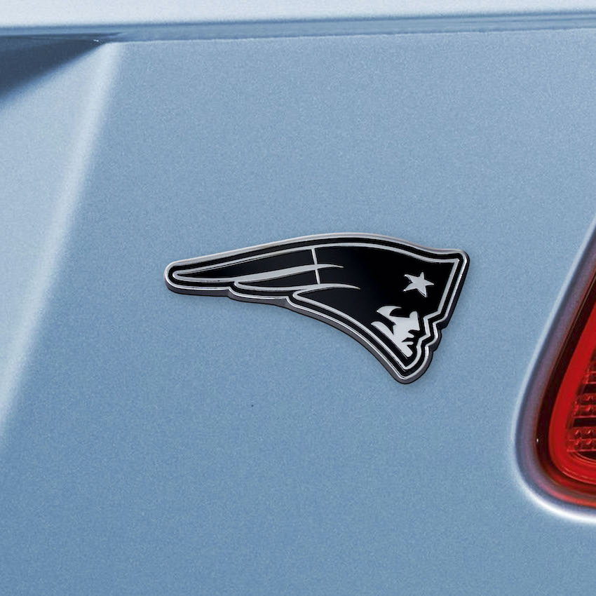 New England Patriots Chrome Metal Auto Emblem