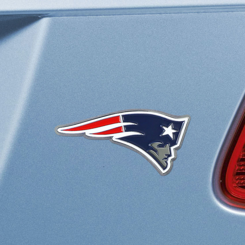 New England Patriots Color Metal Auto Emblem
