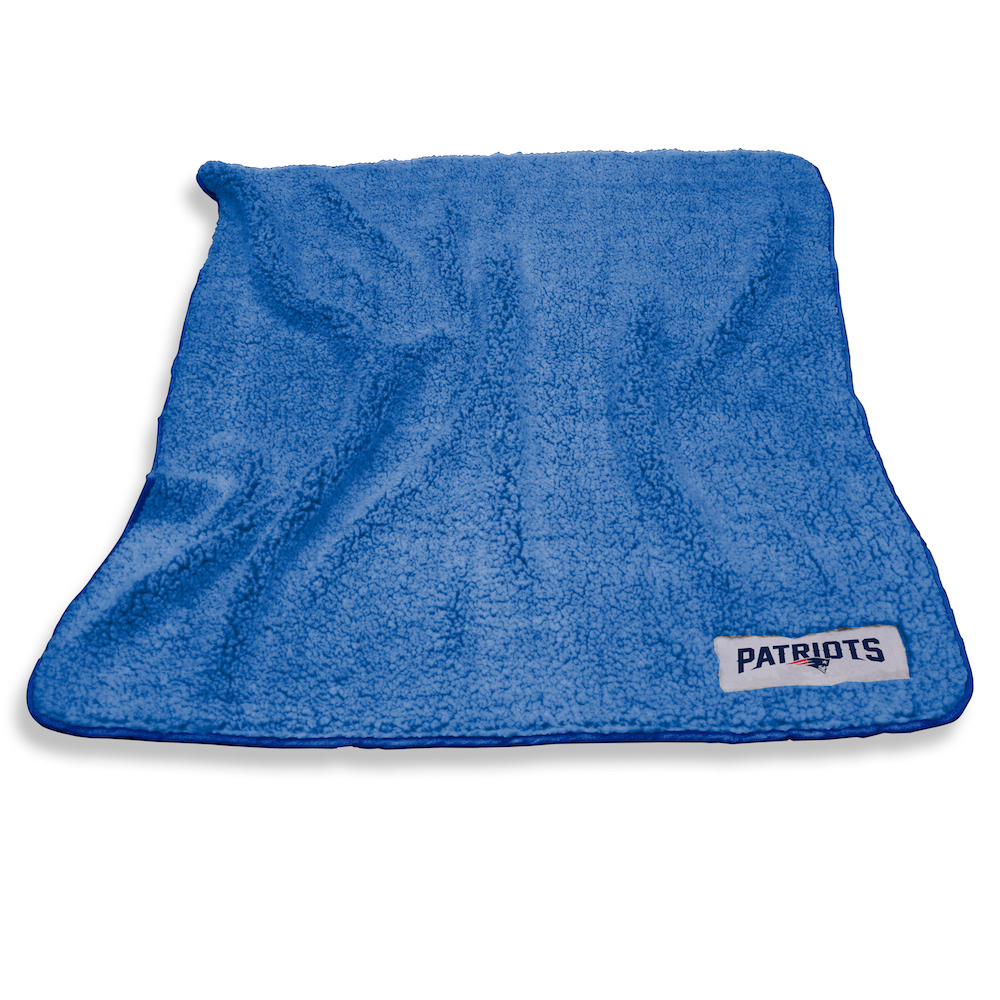 New England Patriots Color Frosty Throw Blanket