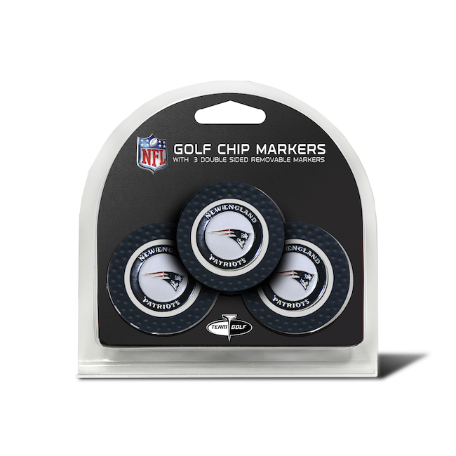 New England Patriots 3 Pack Golf Chips