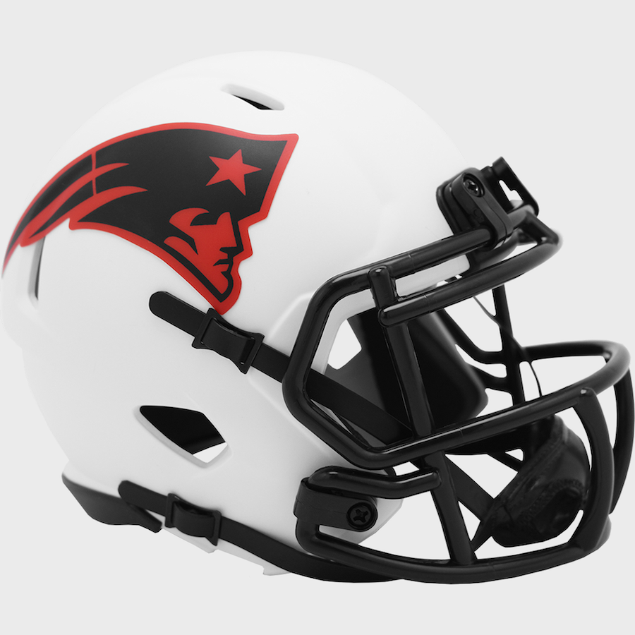 New England Patriots Mini Speed LUNAR Collectible Helmet