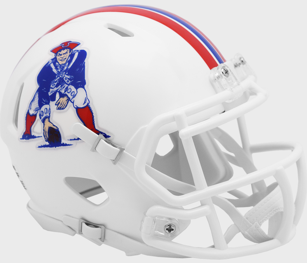 New England Patriots NFL Throwback 1982-1989 Mini Helmet