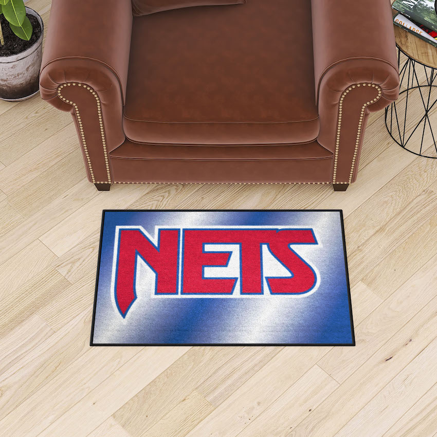 New Jersey Nets Vintage 20 x 30 STARTER Floor Mat - Throwback NAME