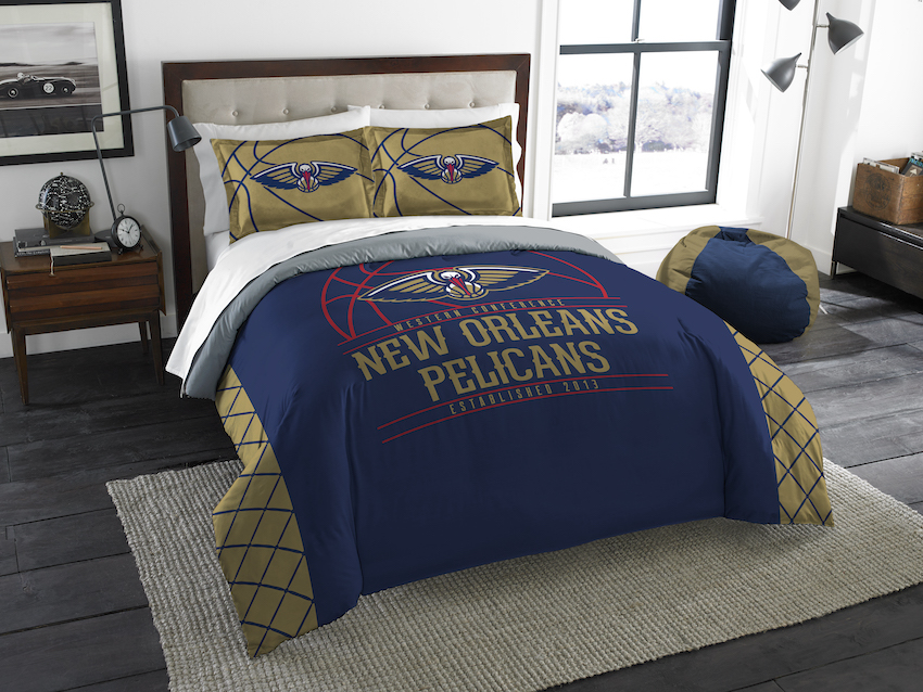 New Orleans Pelicans QUEEN/FULL size Comforter and 2 Shams
