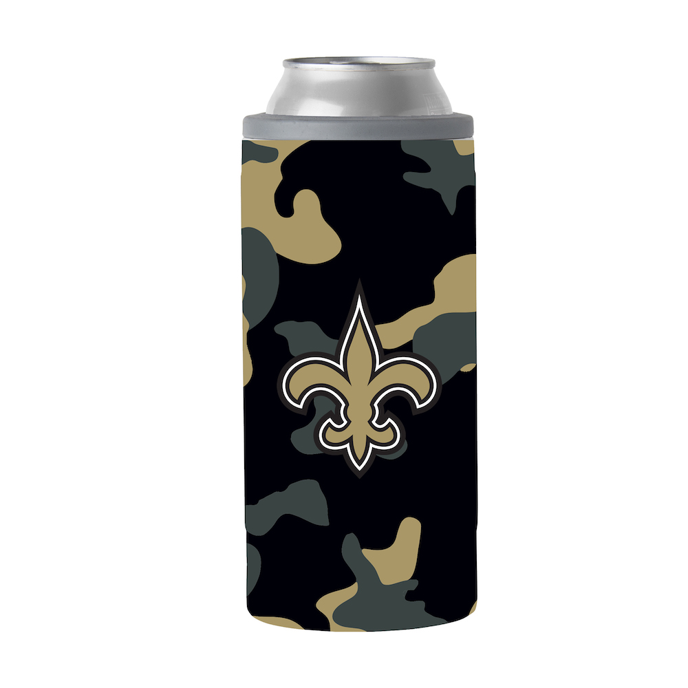 New Orleans Saints Camo Swagger 12 oz. Slim Can Coolie