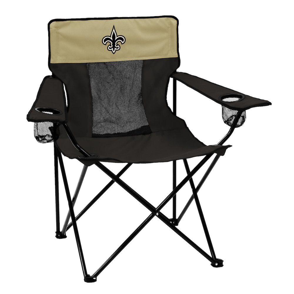 New Orleans Saints ELITE logo folding camp style chair