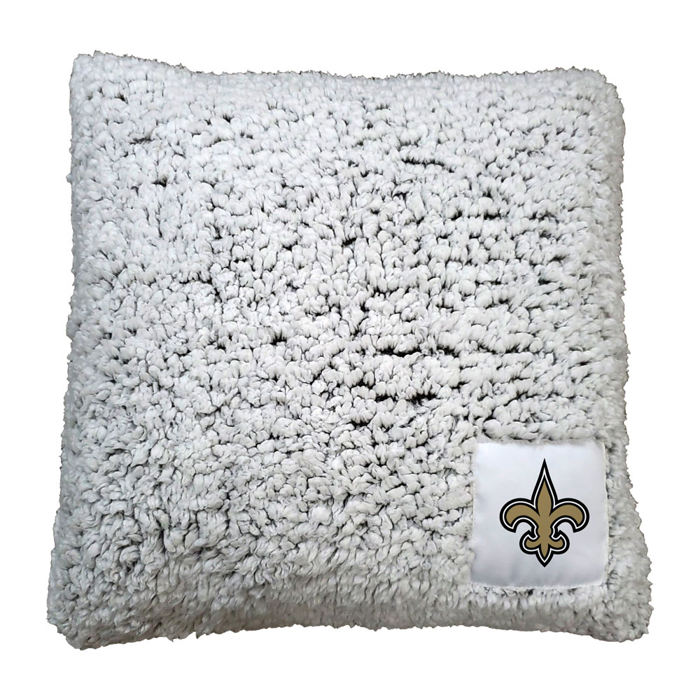 New Orleans Saints Frosty Throw Pillow