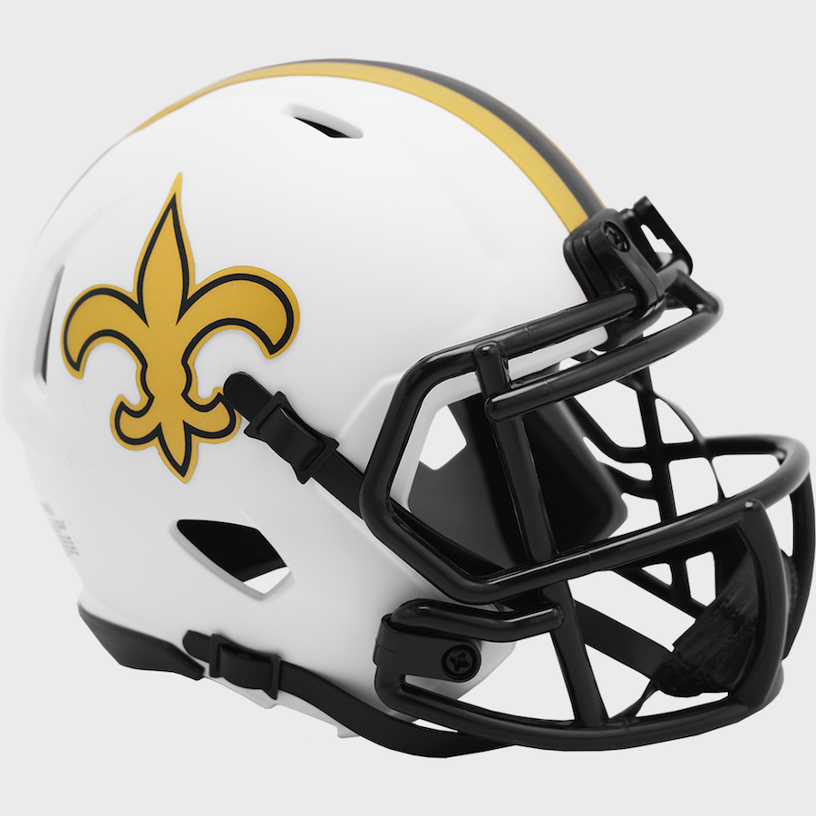 New Orleans Saints Mini Speed LUNAR Collectible Helmet