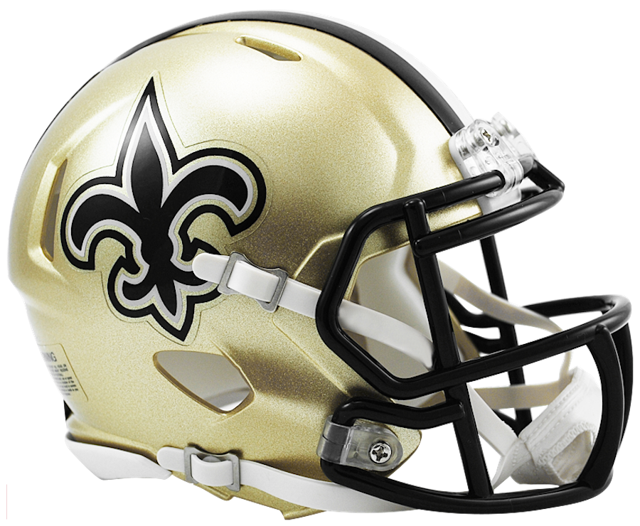 New Orleans Saints NFL Mini SPEED Helmet by Riddell