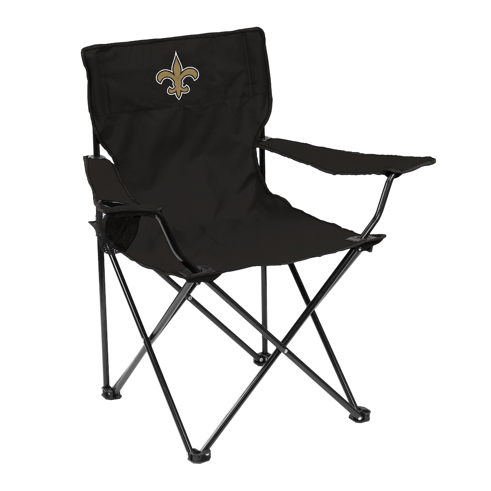 New Orleans Saints QUAD style logo folding camp chair