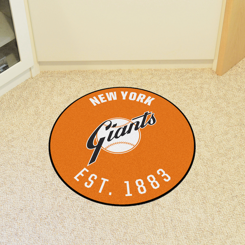 New York Baseball Giants MLBCC Vintage Roundel Mat Throwback Logo