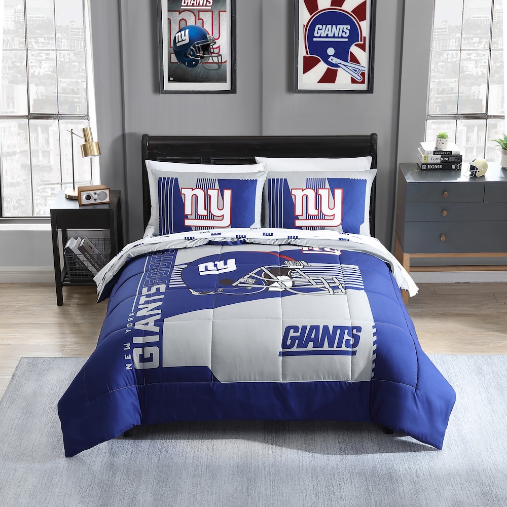 New York Giants FULL Bed in a Bag Set