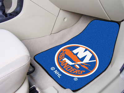 New York Islanders Car Floor Mats 18 x 27 Carpeted-Pair