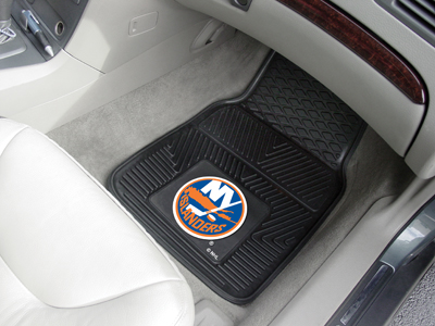 New York Islanders Car Floor Mats 18 x 27 Heavy Duty Vinyl Pair
