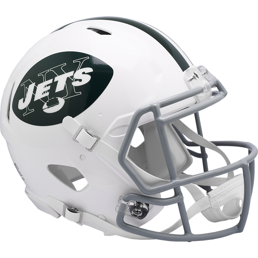 New York Jets Authentic Speed THROWBACK Football Helmet 1965-1977
