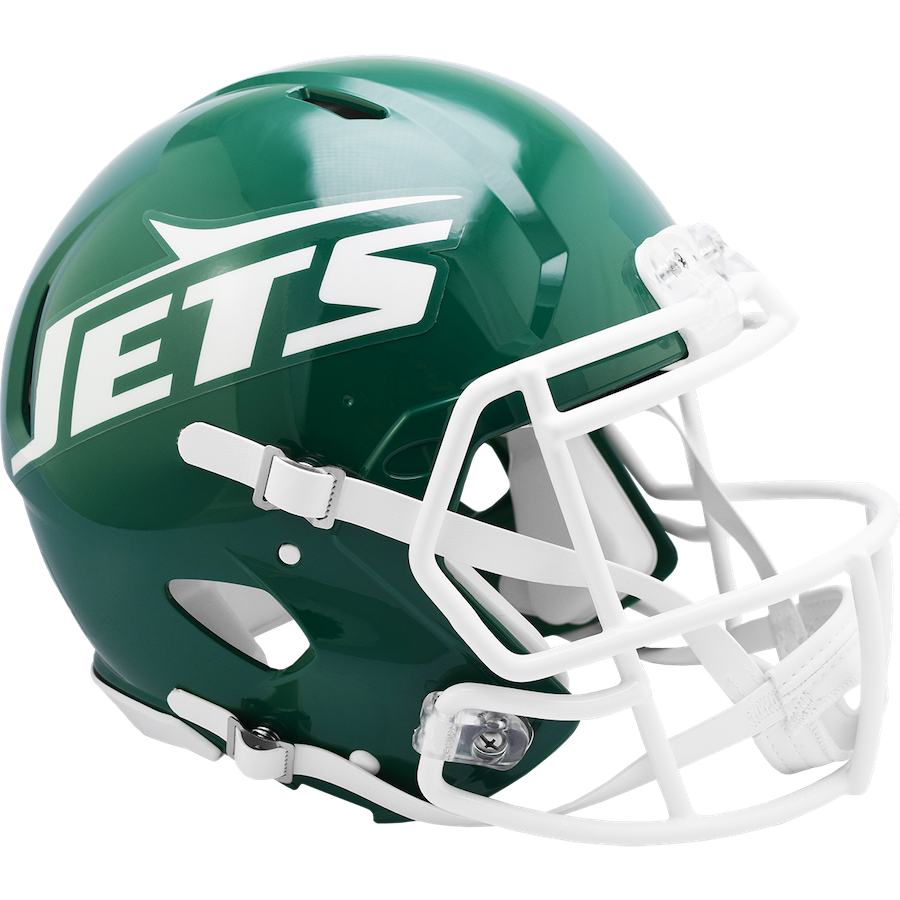 New York Jets Authentic Speed THROWBACK Football Helmet 1978-1989