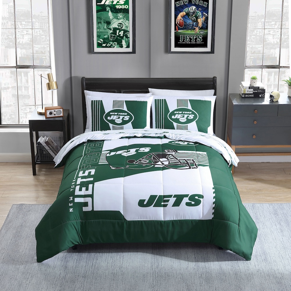 New York Jets FULL Bed in a Bag Set