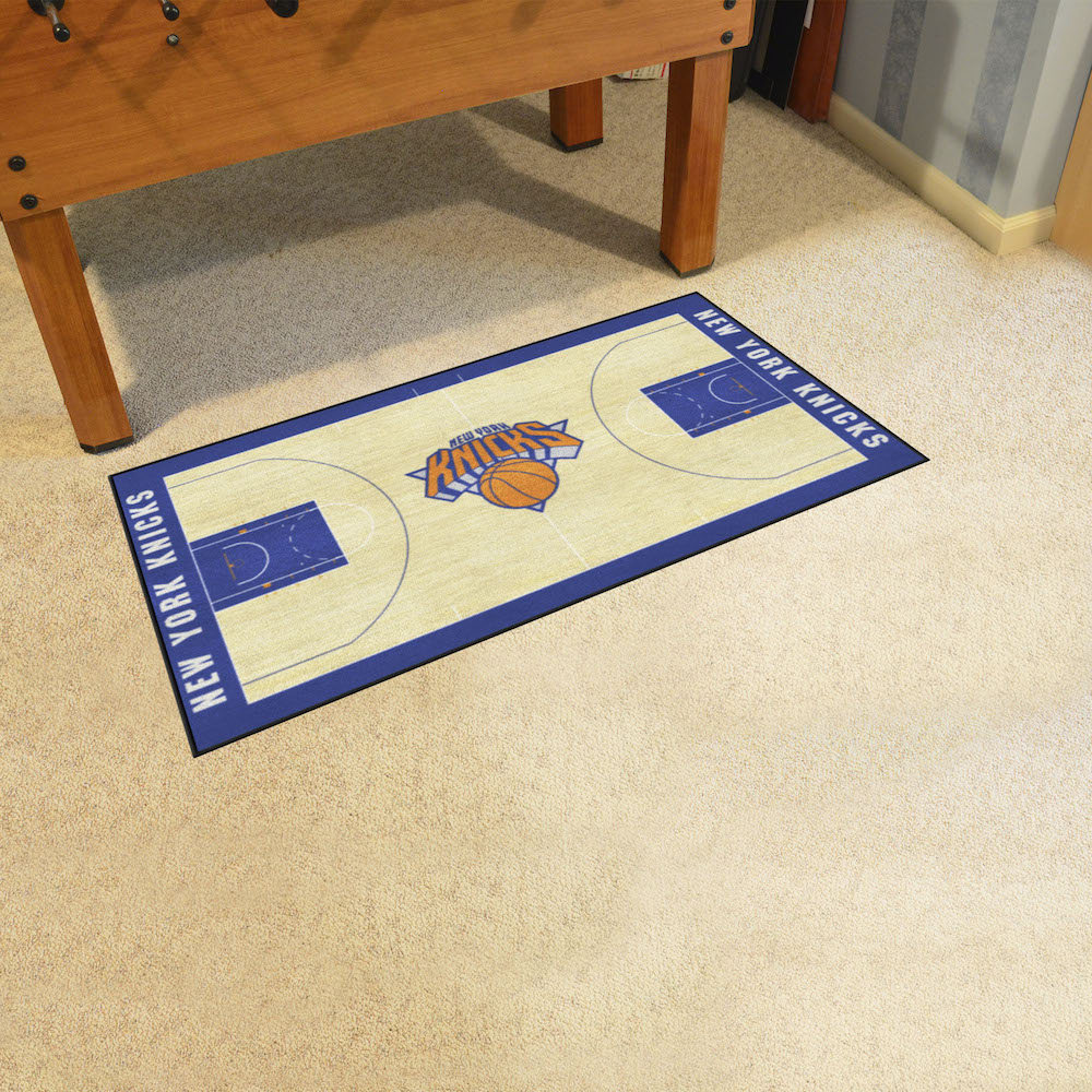 New York Knicks 30 x 54 LARGE Basketball Court Carpet Runner