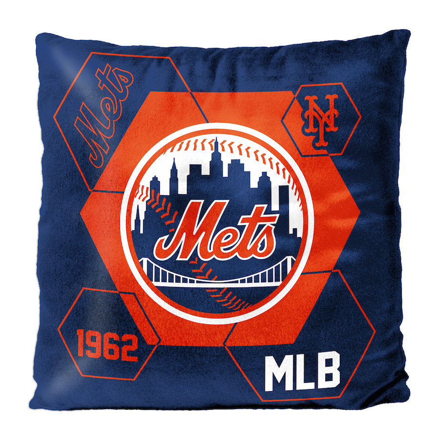 New York Mets Velvet REVERSE Pillow