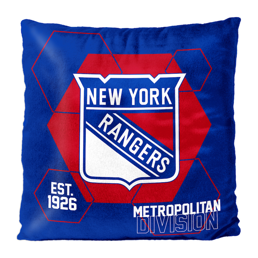 New York Rangers Velvet REVERSE Pillow