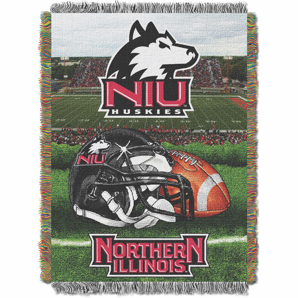 Northern Illinois Huskies Home Field Advantage Series Tapestry Blanket 48 x 60