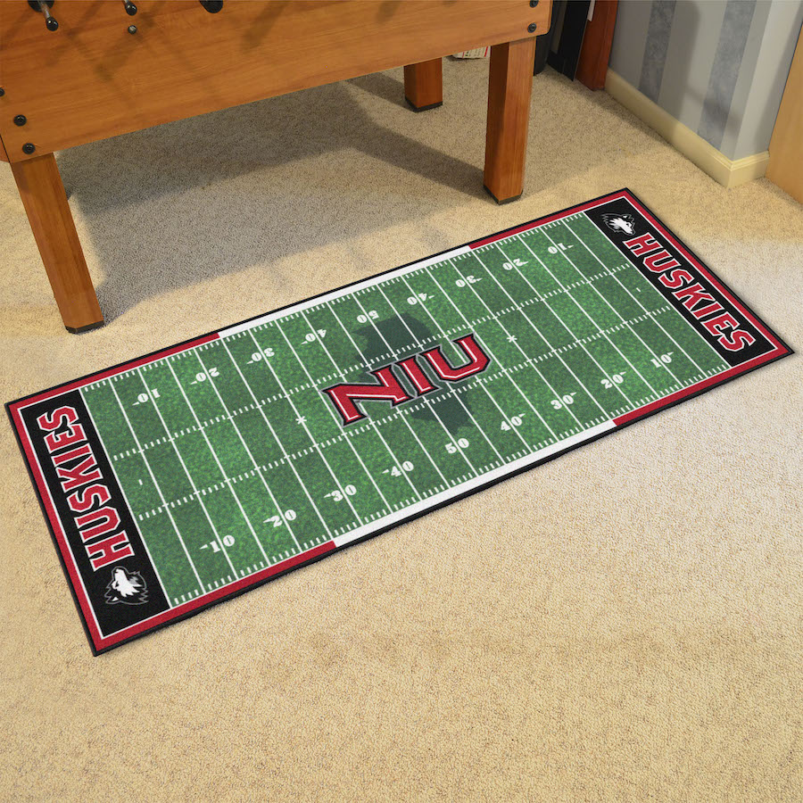 Northern Illinois Huskies 30 x 72 Football Field Carpet Runner