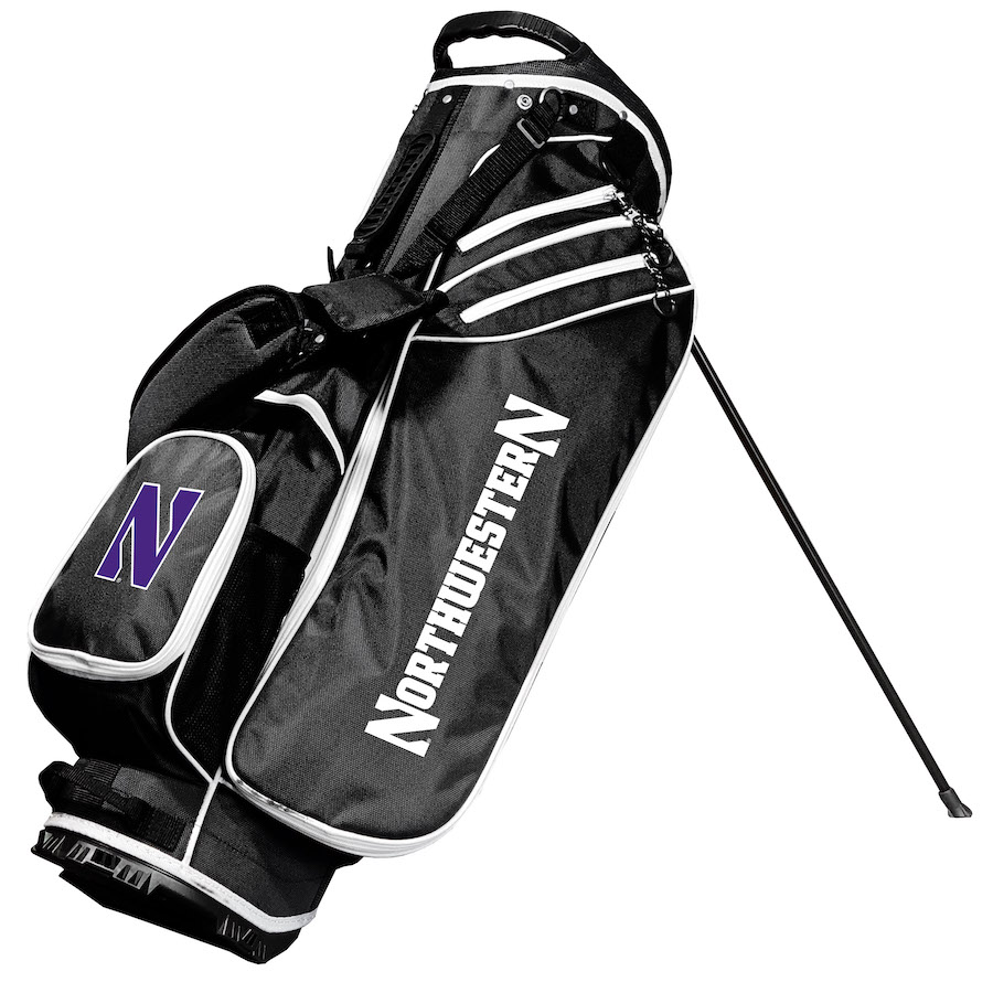 Northwestern Wildcats BIRDIE Golf Bag with Built in Stand