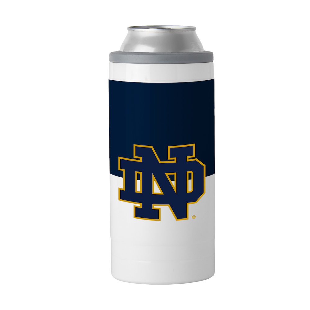 Notre Dame Fighting Irish Colorblock 12 oz. Slim Can Coolie
