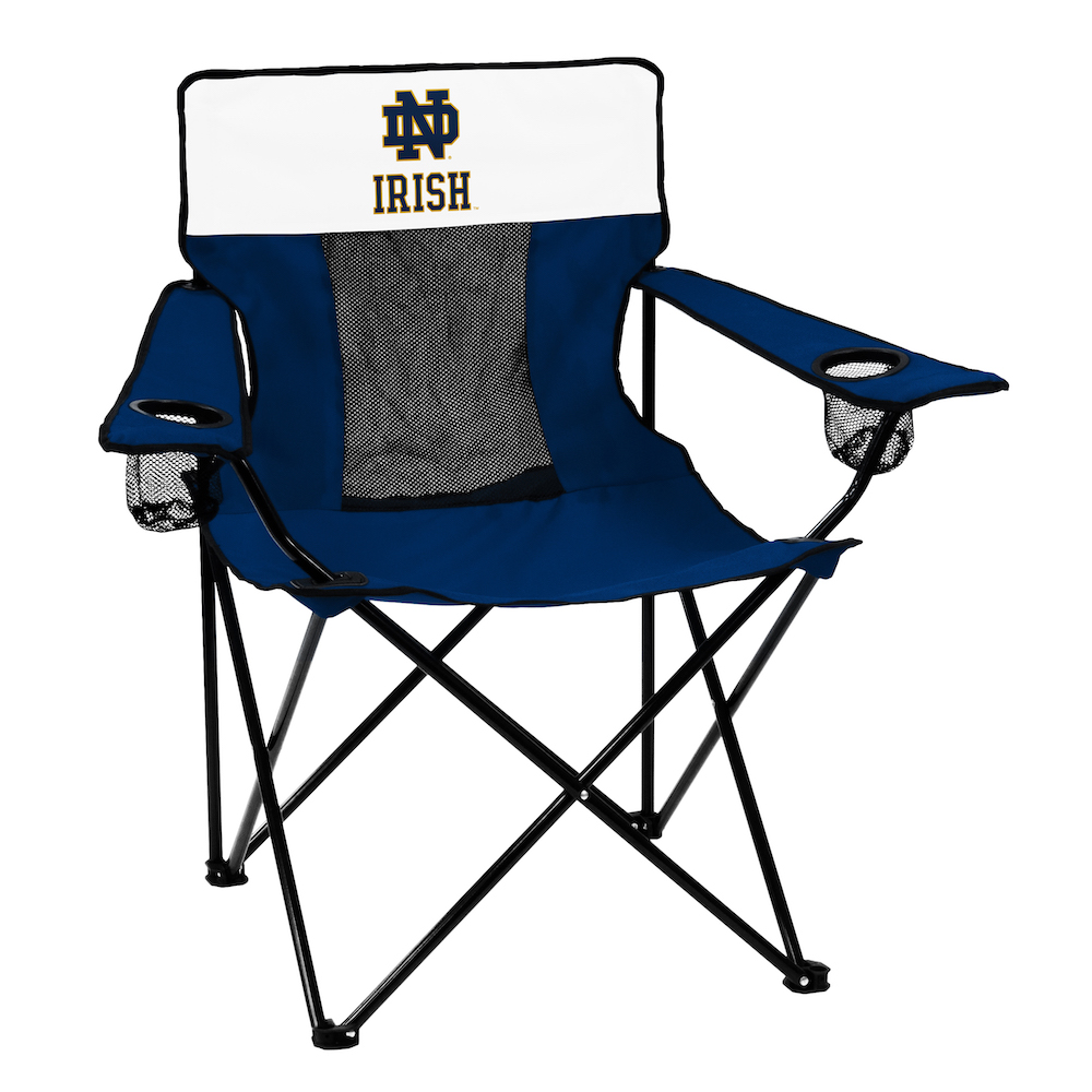 Notre Dame Fighting Irish ELITE logo folding camp style chair