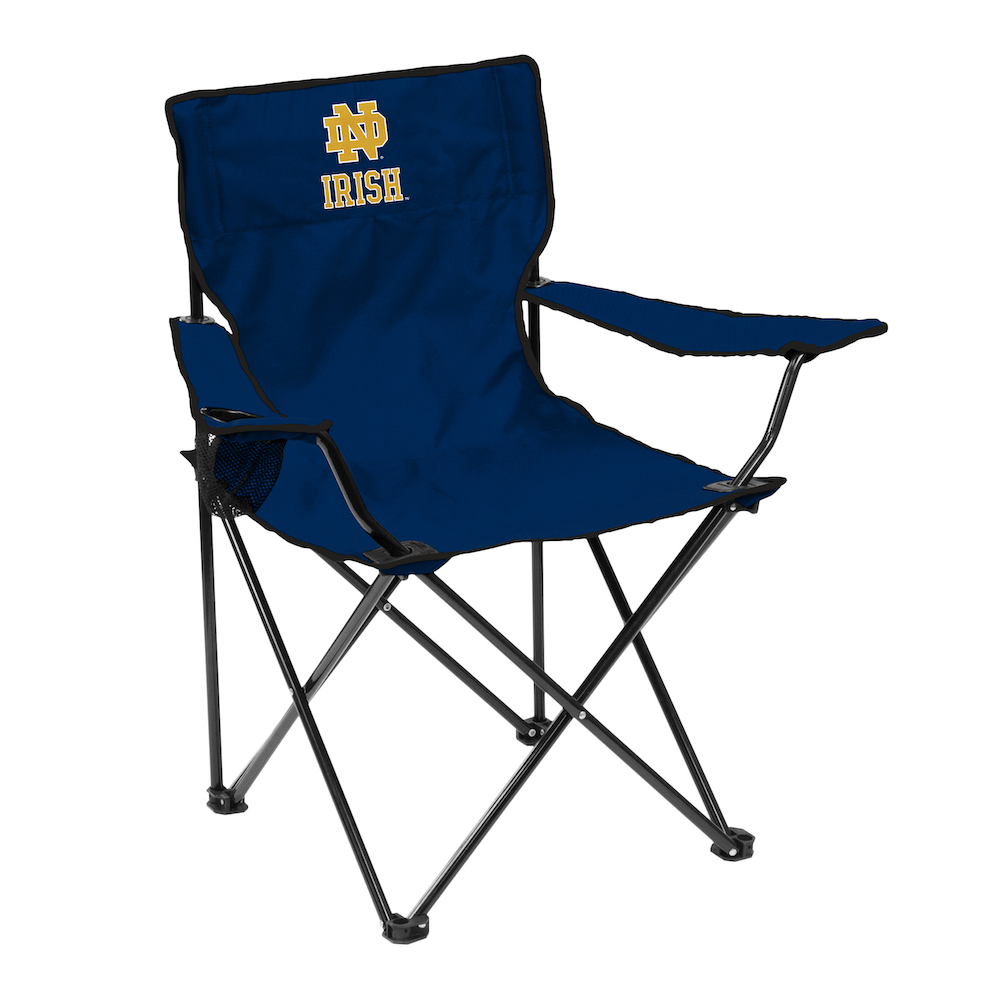 Notre Dame Fighting Irish QUAD style logo folding camp chair