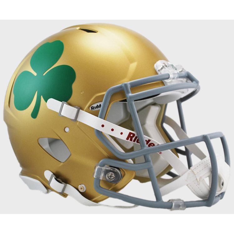 Notre Dame Fighting Irish SPEED Revolution Authentic Football Helmet - SHAMROCK