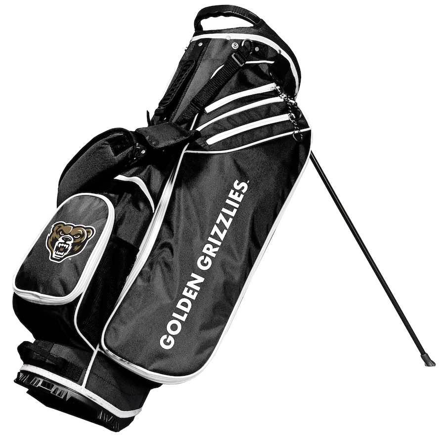 Oakland Golden Grizzlies BIRDIE Golf Bag with Built in Stand
