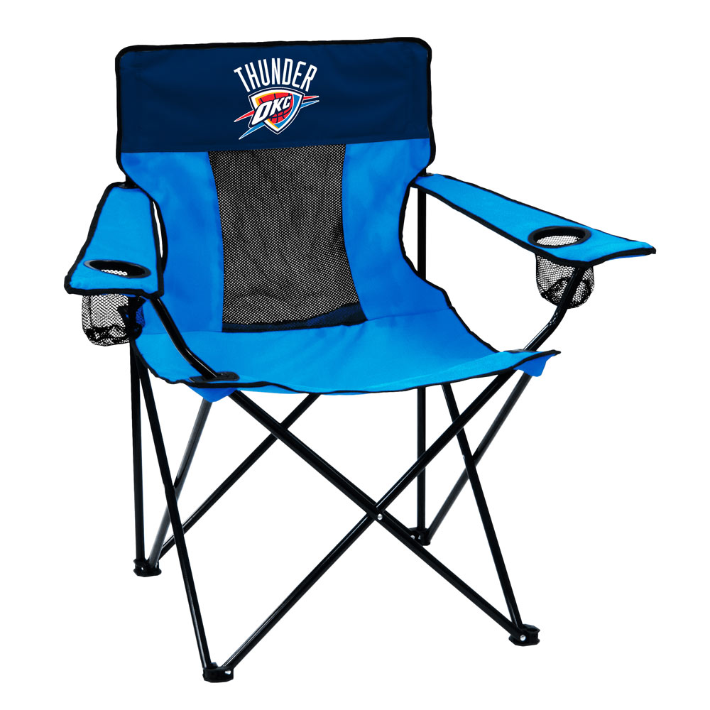 Oklahoma City Thunder ELITE logo folding camp style chair