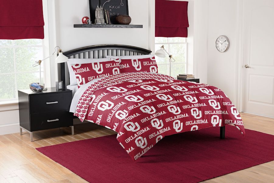 Oklahoma Sooners FULL Bed in a Bag Set